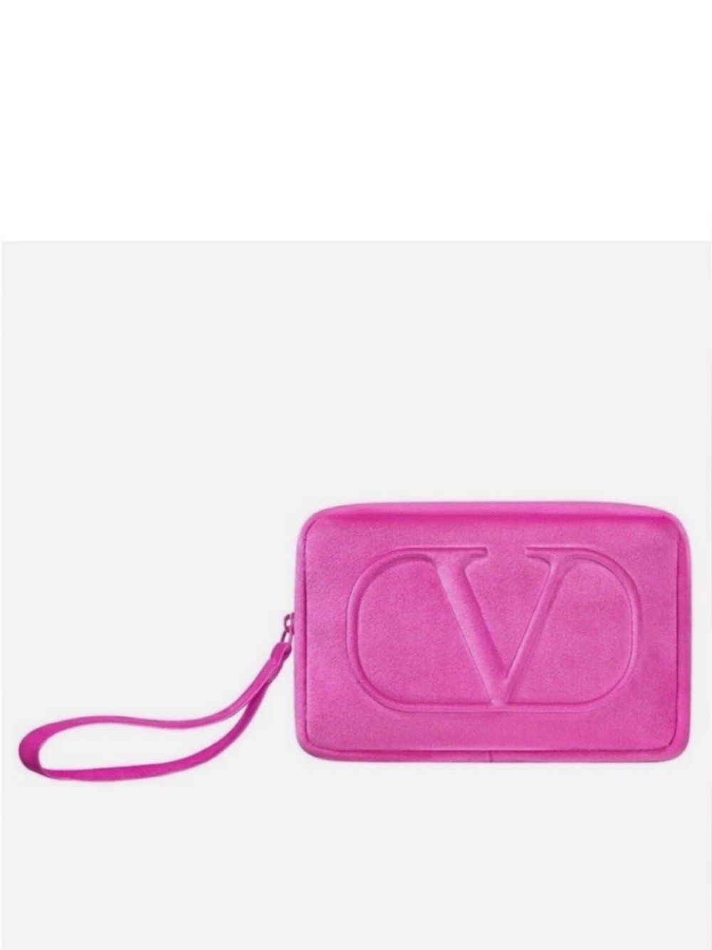 NWOT Valentino Vibrant
Pink Velvet
Clutch / pouch